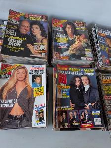 Lot de magazines d'actualité et artistique des années 90
