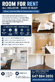 Furnished Main Floor Bedroom