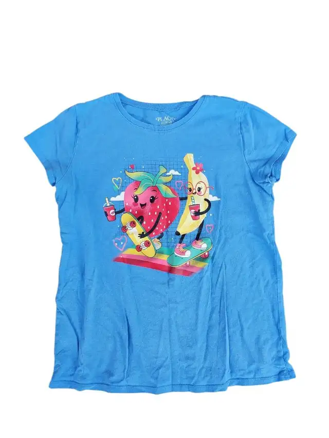 Pre-Owned Girls Graphic T-Shirt – The Children's Place (Size XL