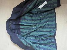Zara Basic Navy Blazer with gold buttons - Photo 3