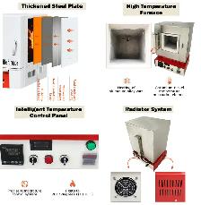 Hi-temp Burnout Furnace 1100℃ Resistance Muffle Furnace 056399 - Photo 7