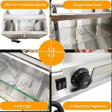 3 Frames Popcorn Chips Chestnuts Food Insulated Cabinet 056754 - Photo 9