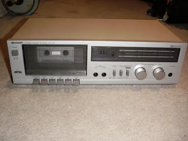 JAPANESE-MADE TAPE DECK, $180.