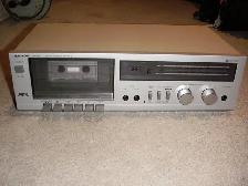 JAPANESE-MADE TAPE DECK, $180.