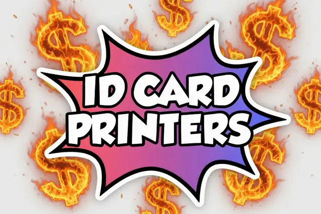 id card printers - health clubs -employee id cards MANY USES pc