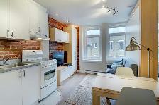 Loft entièrement meublé à louer Saint-Jean-Baptiste août 2026