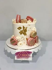 Pink Macarons Cakes Birthday cakes Milton Bakery