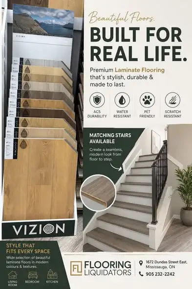✨ Upgrade Your Home with Premium 14.3mm Laminate Flooring