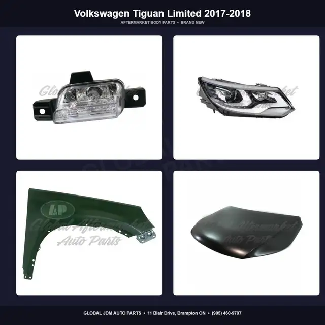 Volkswagen Tiguan Limited 2017-2018 Bumper Hood Grille Parts