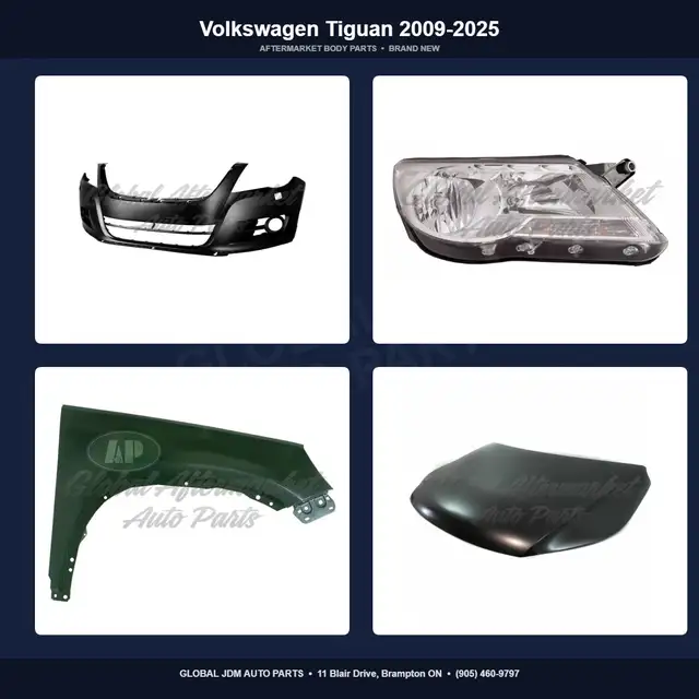 Volkswagen Tiguan 2009-2025 Grille Fender Bumper Hood Mirror