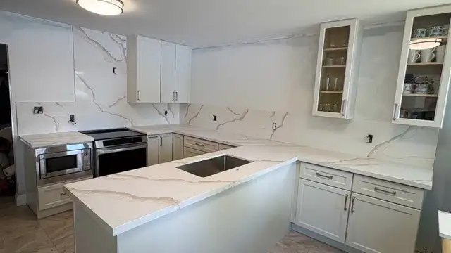 Kitchen Renovation Cabinets Countertops Backsplash