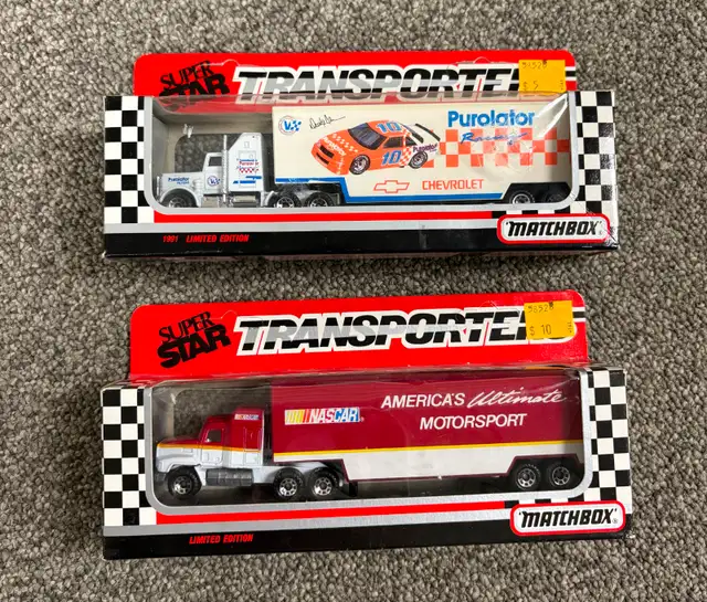 Unopen Vintage 1990s Matchbox Super Star Transporter Die-Casts