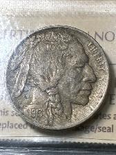 1913 USA Type 2 Nickel Graded AU 50