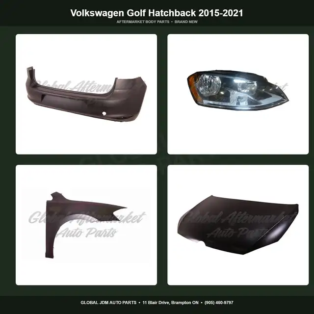 Volkswagen Golf Hatchback 2015-2021 Fender Grille Bumper
