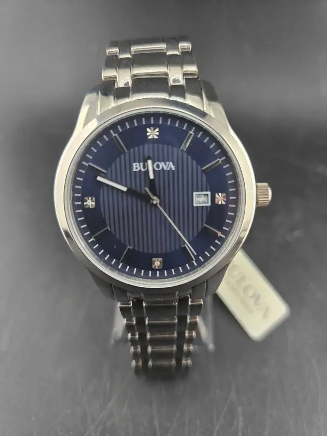 BULOVA DIAMOND WATCH W/TAG