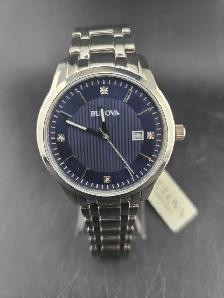 BULOVA DIAMOND WATCH W/TAG