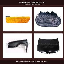 Volkswagen Golf 1993-2014 Bumper Hood Grille Fender Mirror