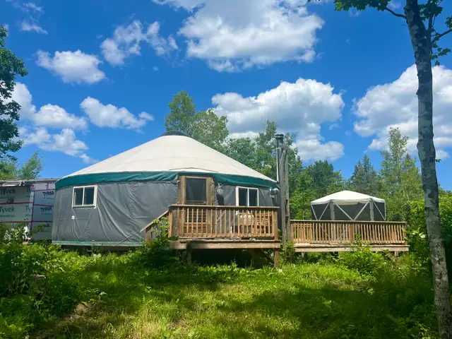 30’ Yurt and Many upgrades