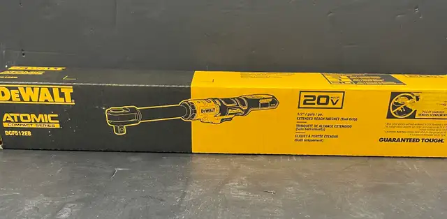 DEWALT 1/2" EXTENDED REACH RATCHET DCF512EB (TOOL ONLY)