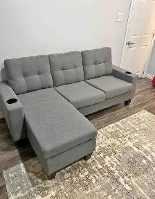Relax Zone: 3 Seater L-Shaped Sofa with Free Delivery