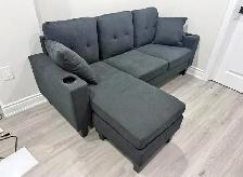 New L shaped 3 seater sofa
