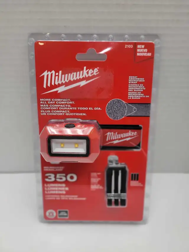 Milwaukee 2103 350 Lumens Headlamp NEW