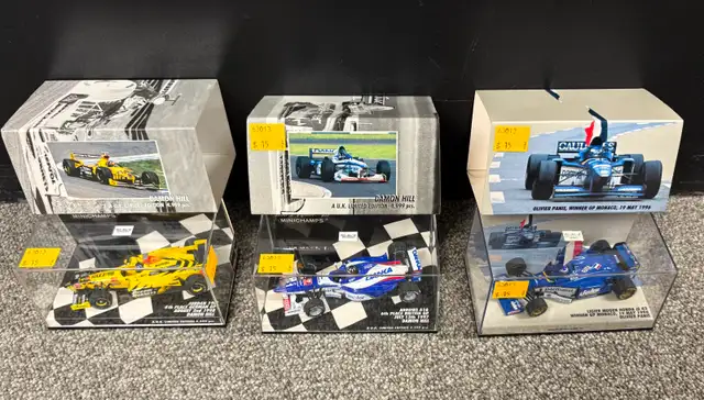 Minichamps Limited Edition Formula 1 Diecast Model Cars