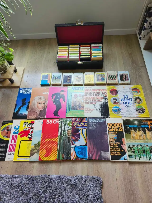 Various 8 Tracks and Records