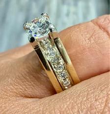 14k Gold Natural Diamond 0.75 carat - Photo 2