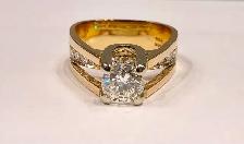 14k Gold Natural Diamond 0.75 carat - Photo 3