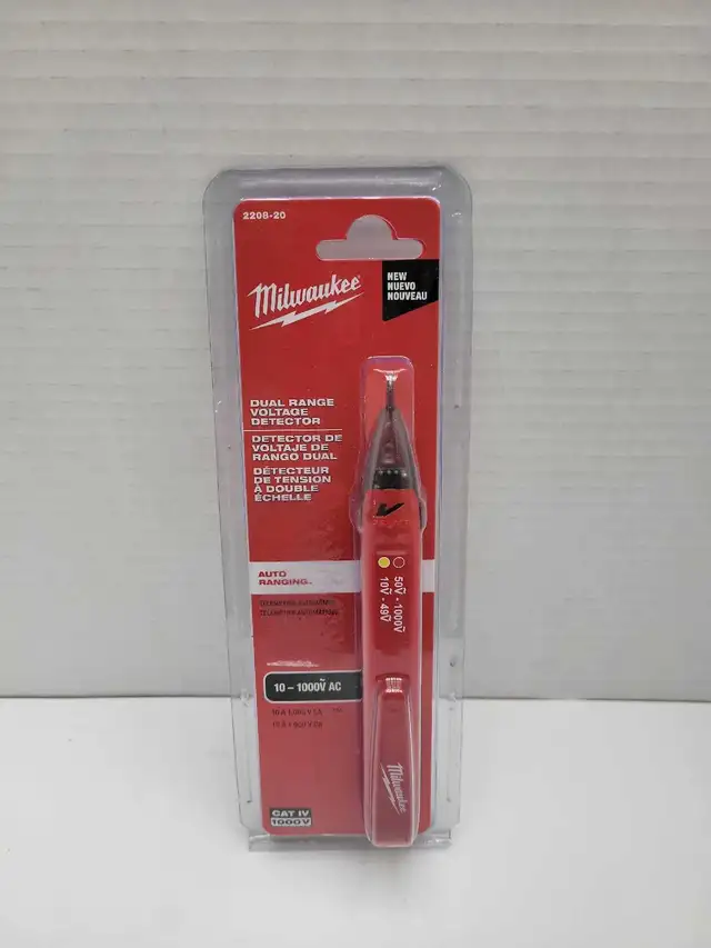Milwaukee 2208-20 Dual Range Voltage Detector NEW
