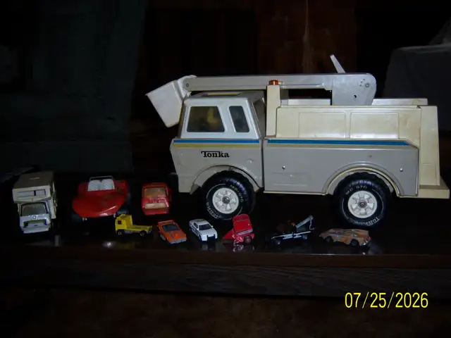 Tonka toys and matchbox