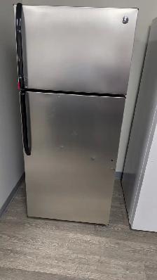 Stainless Steel GE Refrigerator