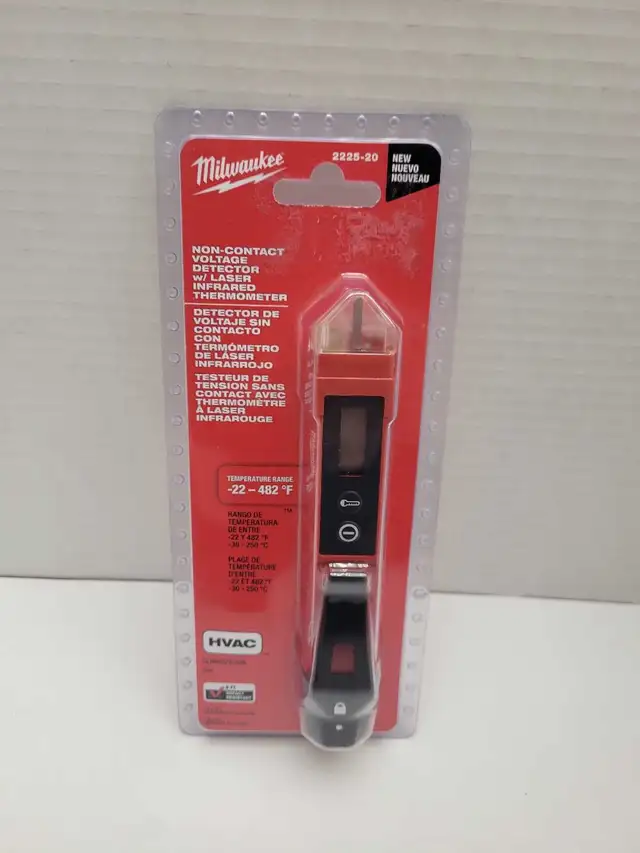Milwaukee 2225-20 Voltage Detector w/thermometer NEW