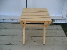 Small patio side table