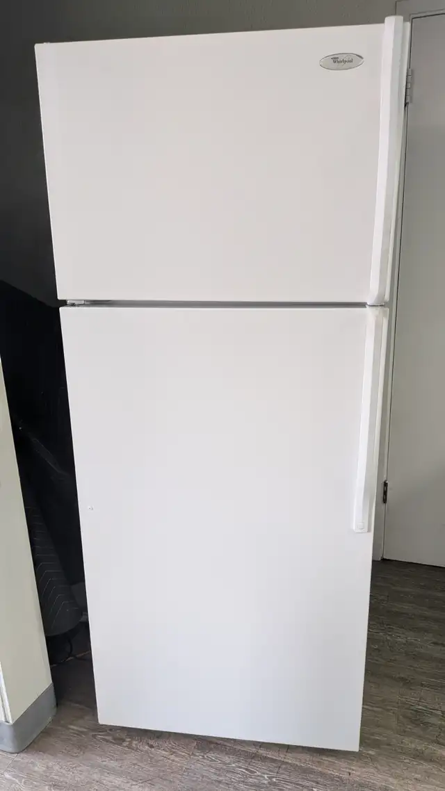 White Whirlpool Refrigerator