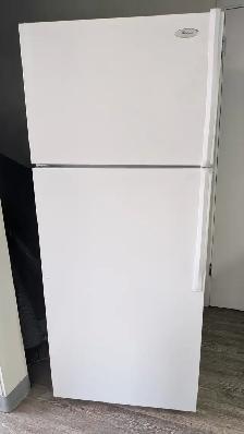 White Whirlpool Refrigerator