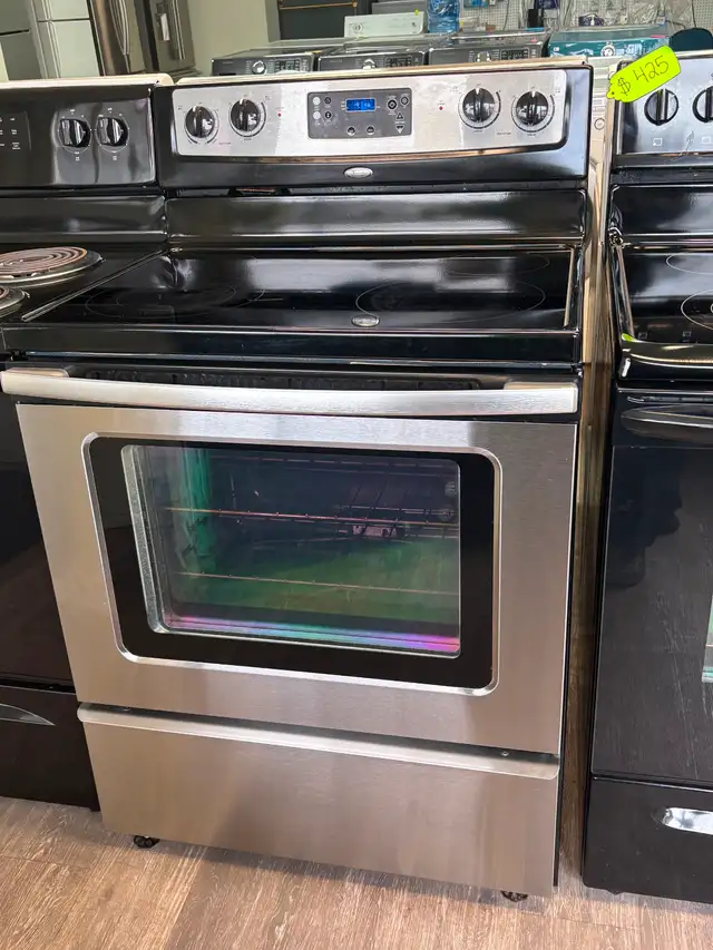 Stainless Whirlpool Glass Top Stove