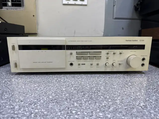 Harman Kardon CD191 Cassette deck for parts- AS IS