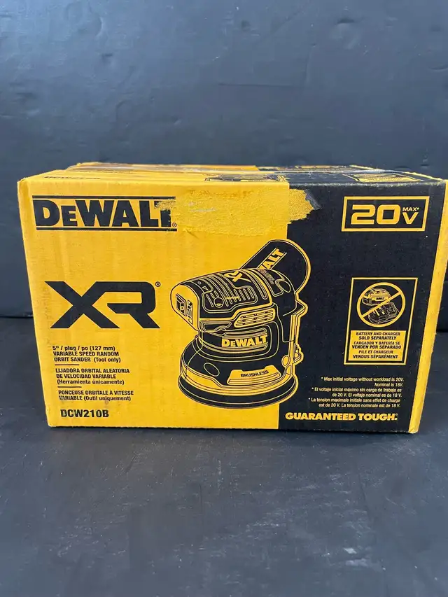 DEWALT VARIABLE SPEED ORBIT SANDER (TOOL ONLY) DDCW210B