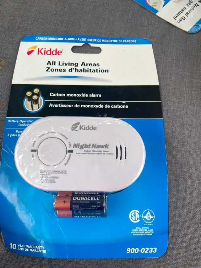 kiddie carbon monoxide alarm / smoke alarm