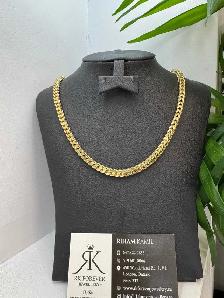 10k yellow gold Franco Chain # 435_4