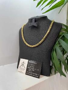10k yellow gold Franco Chain # 435_4 - Photo 3