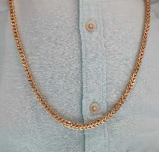 10k yellow gold Franco Chain # 435_4 - Photo 9