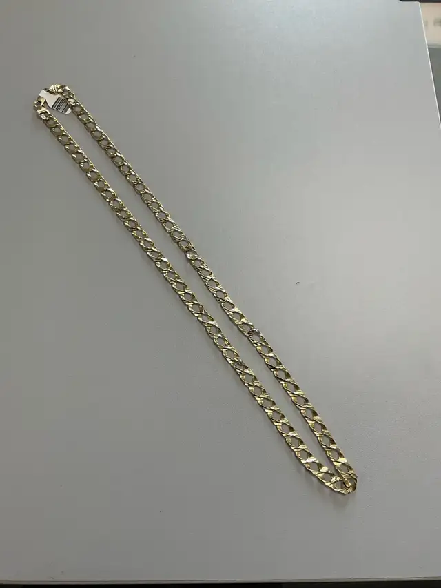 curb gold chain 10k 30.14g
