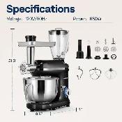 VIVOHOME 6-in-1 Multifunctional Stand Mixer with 8.5 Qt - Photo 4