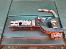 U-Haul Trailer Hitch Receiver 2' Drop 2' Ball W Pin & Cotter Pin