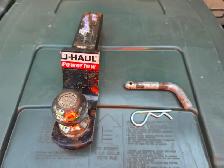 U-Haul Trailer Hitch Receiver 2' Drop 2' Ball W Pin & Cotter Pin - Photo 8