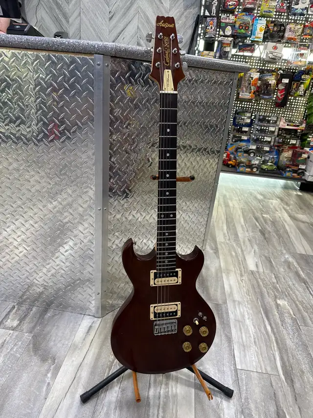 Aria Pro II CS-250 Electronic Guitar 1-Bridge Sadle Changed