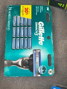 Gillette Mach3 Men's Razor Handle & Blade Refills Pack – Brand N